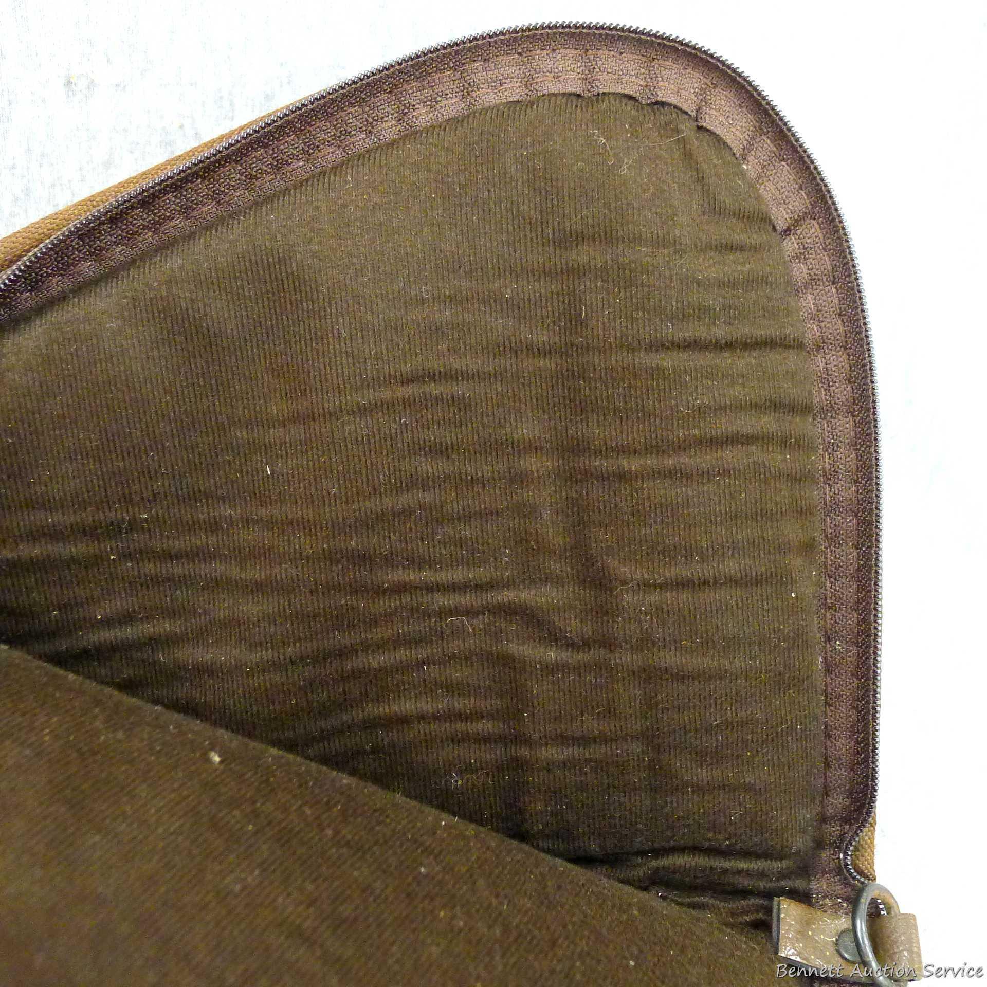 Two nice looking Allen handgun cases are both about 8" x 14" and in good condition.
