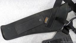 Uncle Mike's Sidekick shoulder holster hunting rig is Model 13 Scoped. Holster about 18" long.