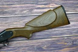 Daisy Model 225 dog-leg pump action BB rifle cocks and discharges. Stocks are sound with no chips or