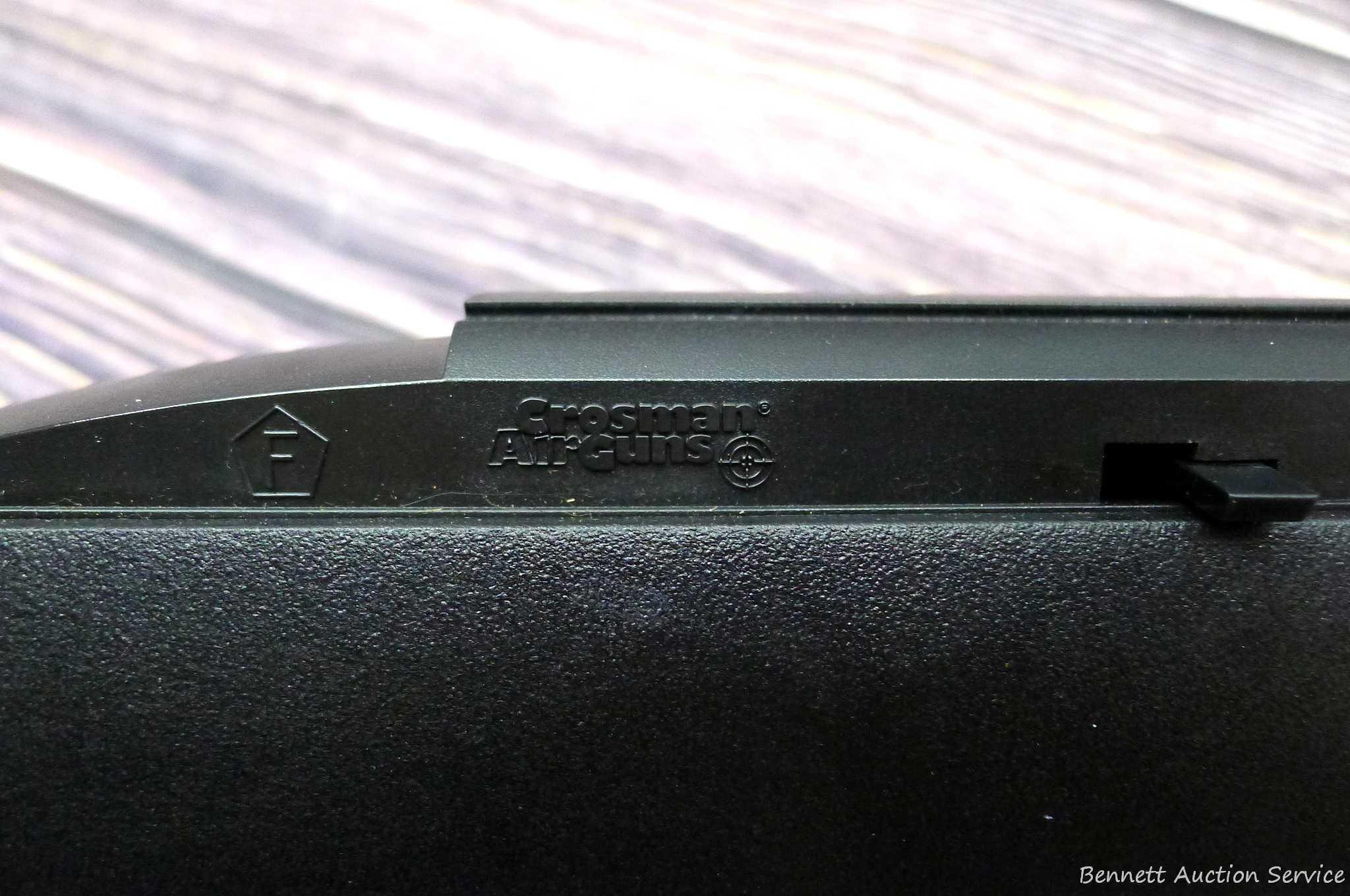 Crosman Model 1077 repeating air rifle with 12 shot rotary pellet magazine. Rifle is .177 cal and