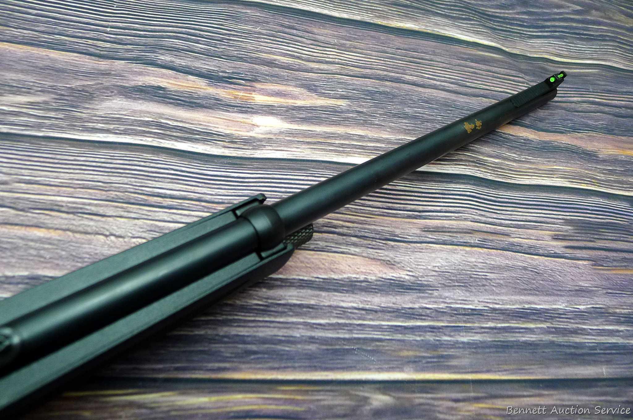 Crosman Model 1077 repeating air rifle with 12 shot rotary pellet magazine. Rifle is .177 cal and