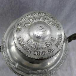 Vintage Illinois Central Railroad Adlake Reliable lantern is in great condition and about 15" tall