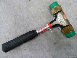Ramset Shure-Dive floating action soft blow hammer with removeable hammer faces. Reduced rebound and