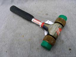 Ramset Shure-Dive floating action soft blow hammer with removeable hammer faces. Reduced rebound and