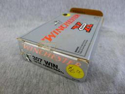 20 rounds of Winchester .307 Win. JSP ammunition