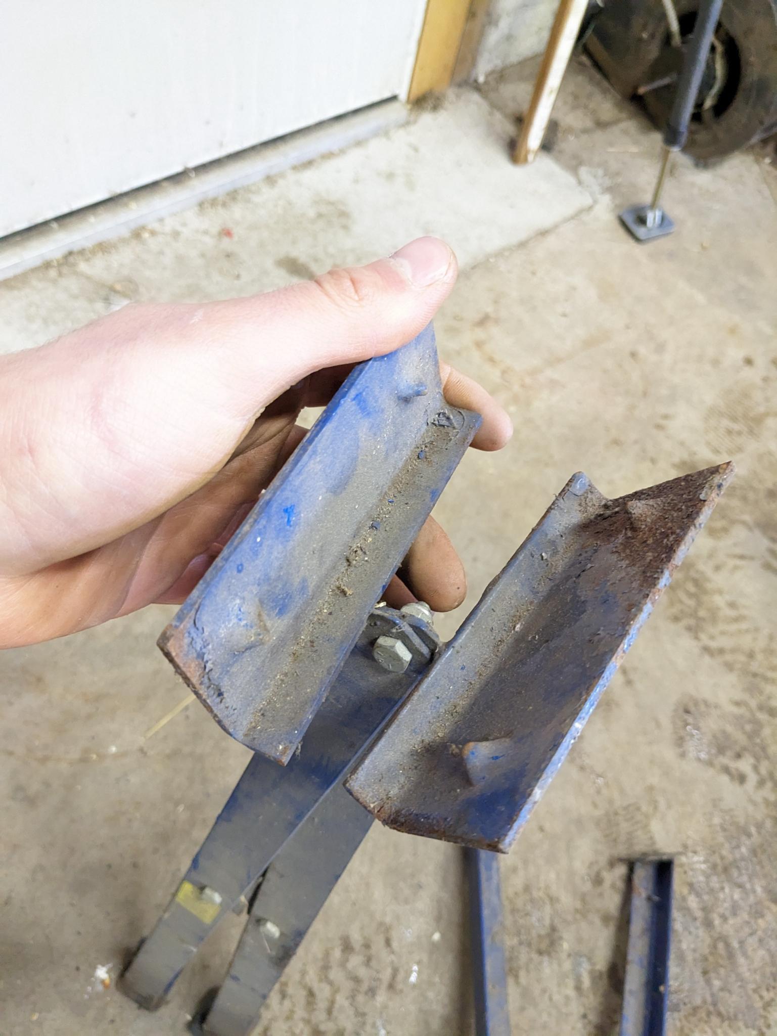 Trojan sawhorse legs, and sawhorse mountable long stock rollers. Rollers approx 10" wide.