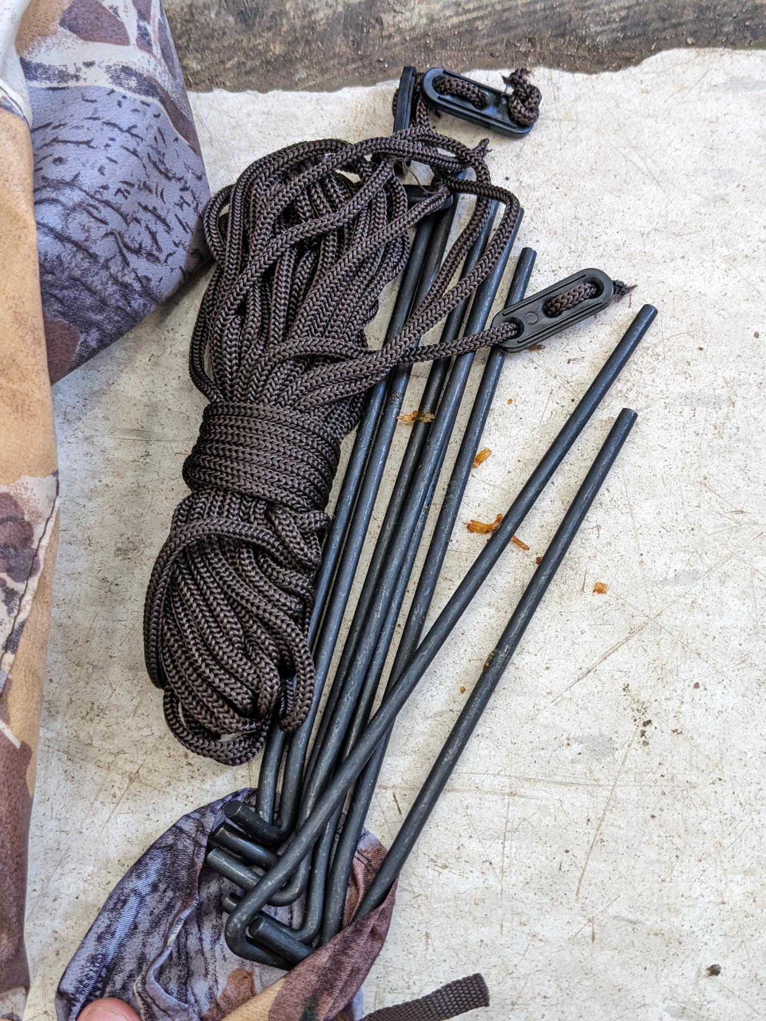 Ameristep outhouse hunting blind, is in overall very good condition, comes with carry bag, has its