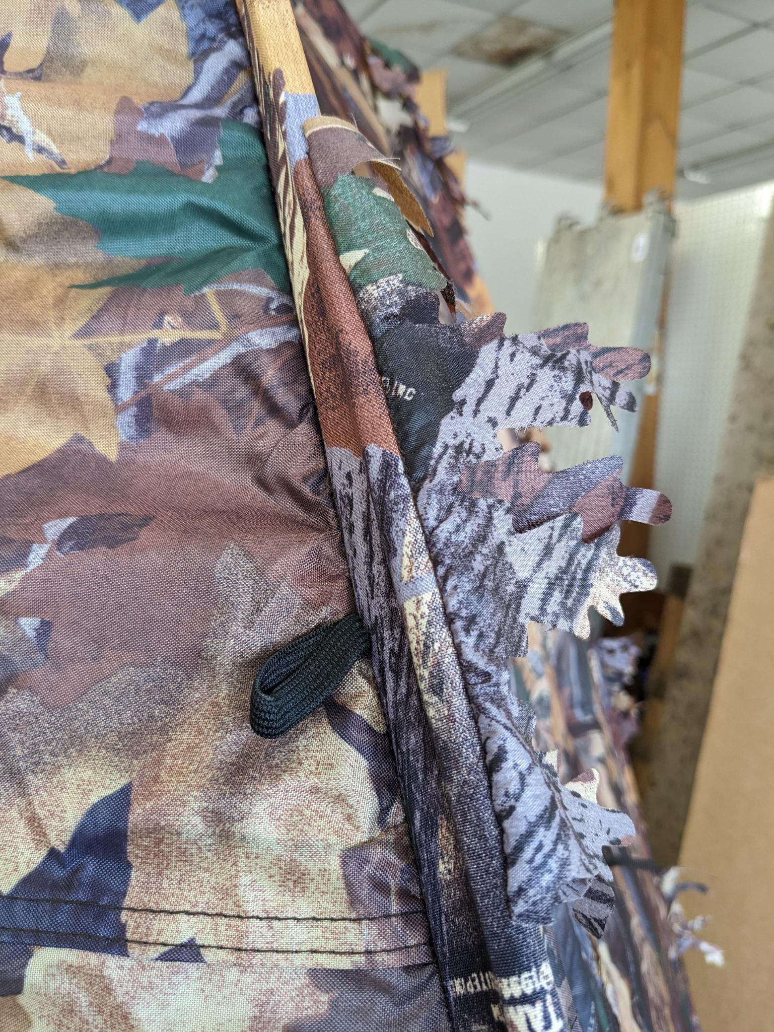 Ameristep outhouse hunting blind, is in overall very good condition, comes with carry bag, has its