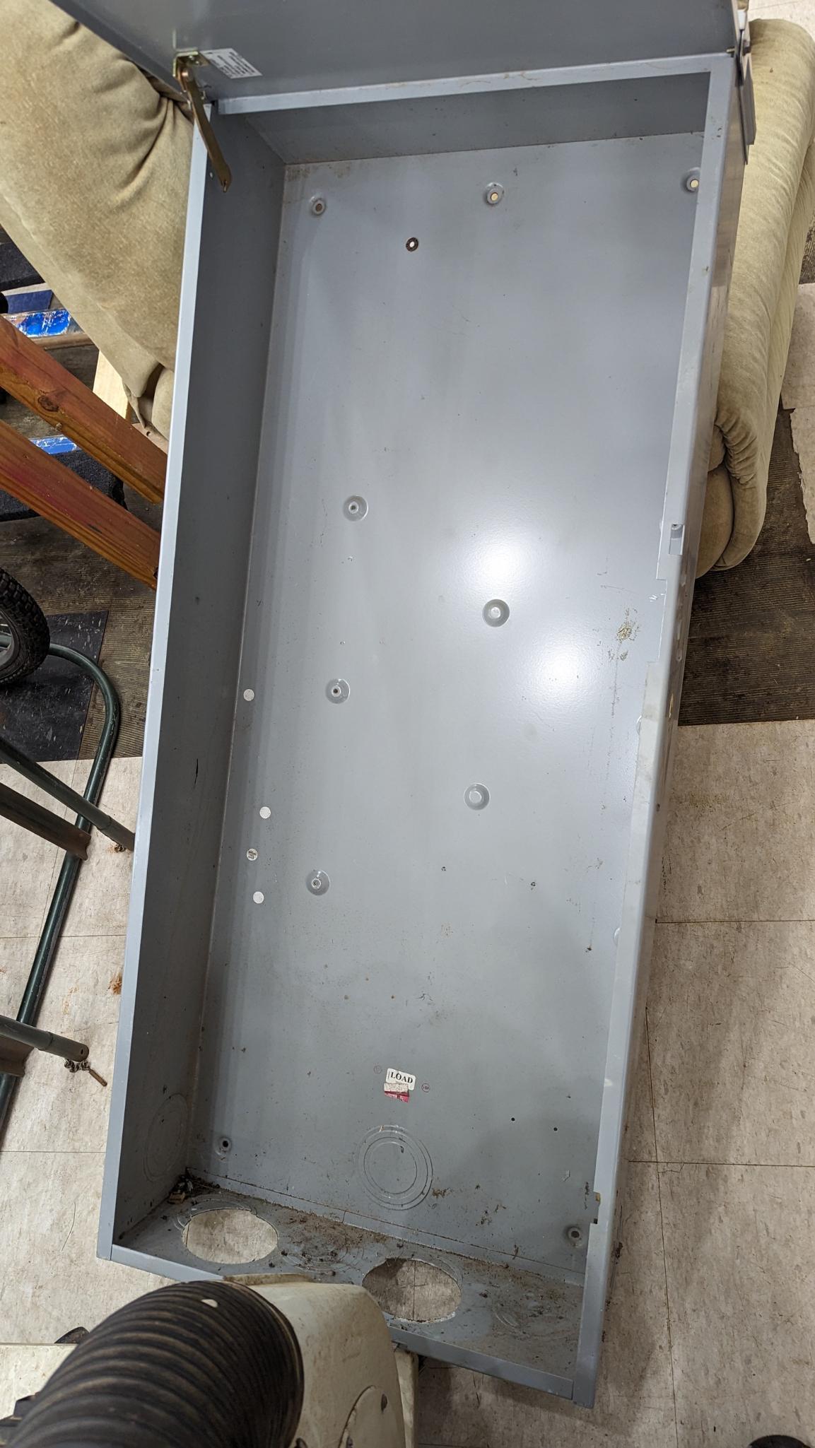 Top secret lockable gun cabinet, box measures 53"x23"x8" deep and would make a slick gun cabinet,