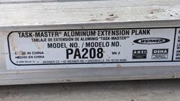 Werner Task-Master aluminum scaffolding extension plank is Model PA208