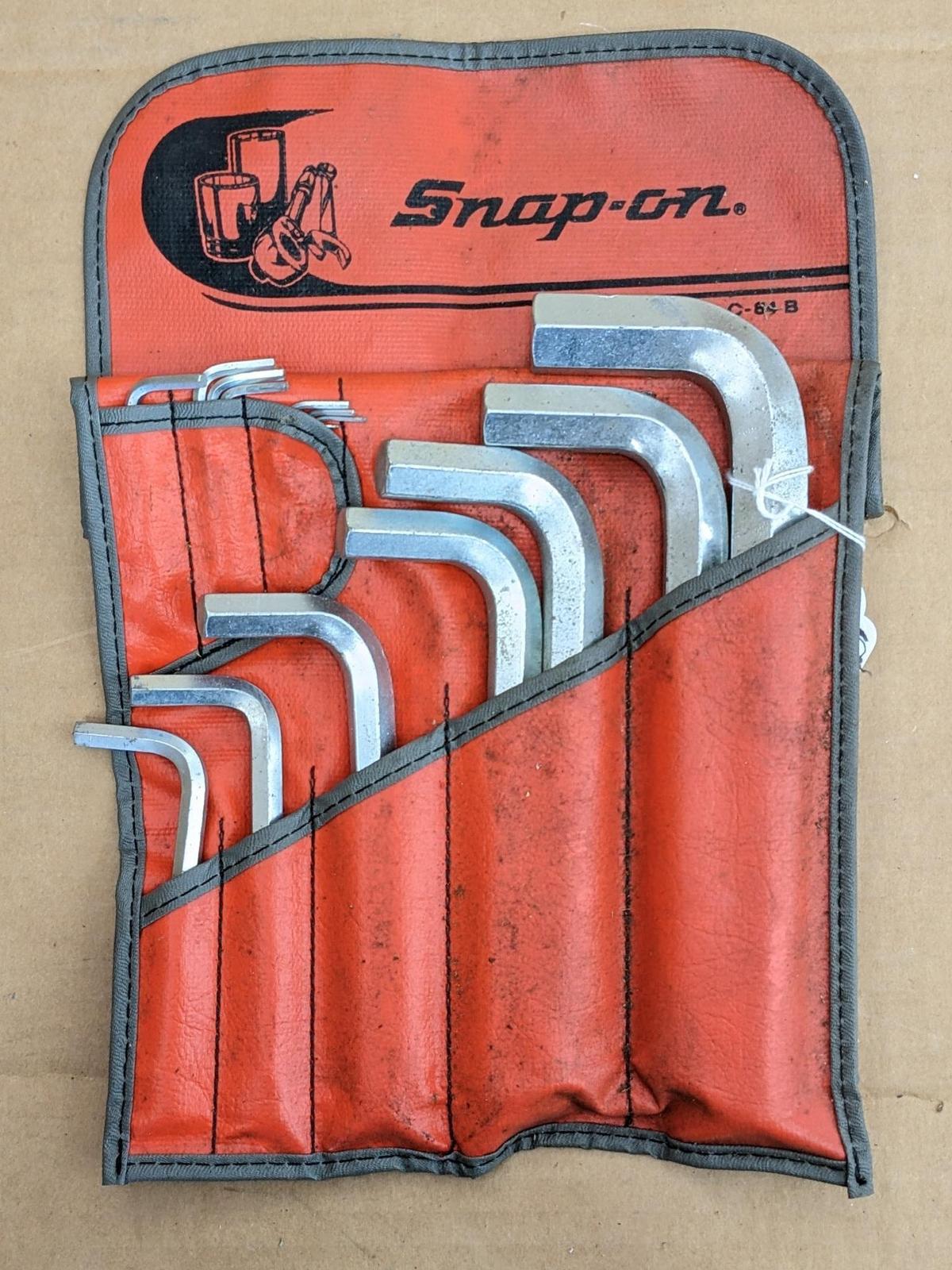 Snap-on hex wrenches No. C-84 B. Set appears to be complete with a couple.