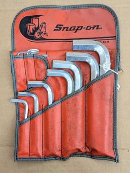 Snap-on hex wrenches No. C-84 B. Set appears to be complete with a couple.