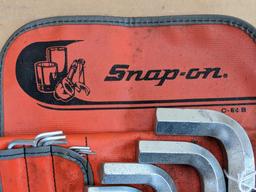 Snap-on hex wrenches No. C-84 B. Set appears to be complete with a couple.