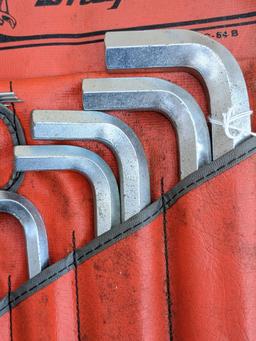 Snap-on hex wrenches No. C-84 B. Set appears to be complete with a couple.