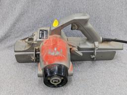 Porter Cable heavy duty Porta-Plane is Model 126. Comes with box, wrench, manual. Runs and cord is