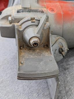 Porter Cable heavy duty Porta-Plane is Model 126. Comes with box, wrench, manual. Runs and cord is