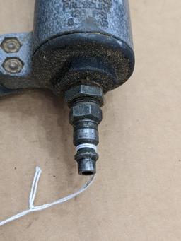 Paslode pneumatic crown stapler, tags are missing but it looks to take staples up to 2" tall.