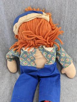 Ragged Ann and Andy dolls are approx 20" tall and in overall good condition.
