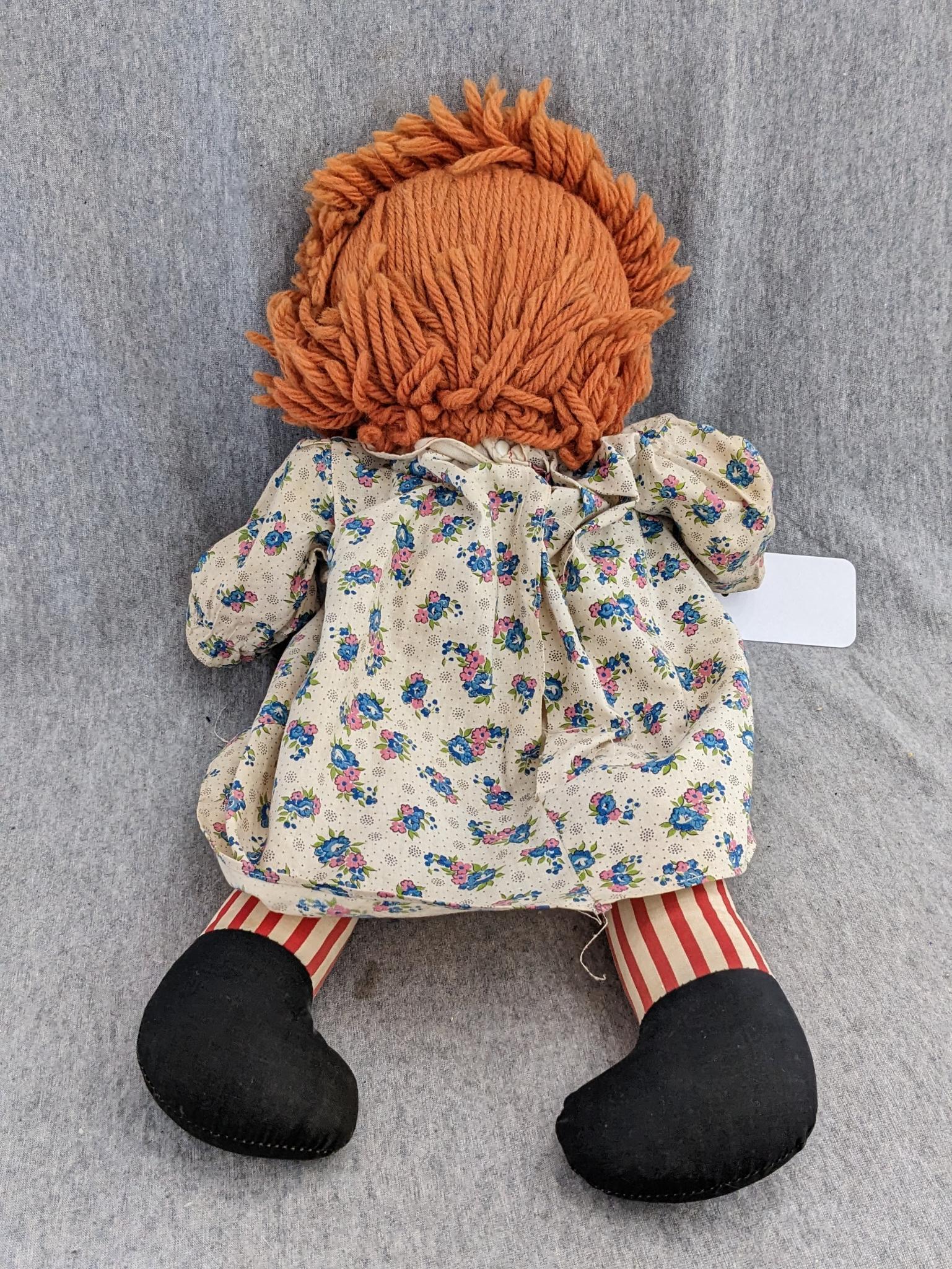 Ragged Ann and Andy dolls are approx 20" tall and in overall good condition.