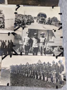 13 Vintage Military pictures and post cards in varying conditions. Largest is 3-1/2" x 5-1/2".