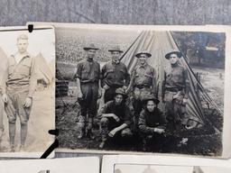 13 Vintage Military pictures and post cards in varying conditions. Largest is 3-1/2" x 5-1/2".