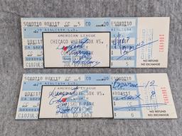 Two ticket stubs from the July 10, 1983 Brewers vs White Sox game - Longest Game in History (4hr 12