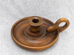 5" wooden dog box, 10-1/2" footed bowl, two hangable cutting boards (one is monkey wood, other