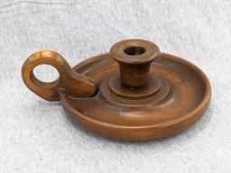 5" wooden dog box, 10-1/2" footed bowl, two hangable cutting boards (one is monkey wood, other