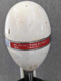 Vintage Hamilton Beach No.51A Drinkmaster Malt Maker. Works wonderfully. Machine stands 14' tall and