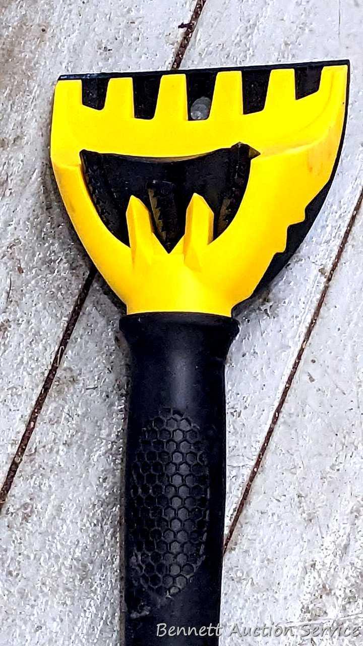Two extendable windshield brushes - ice scraper combination ice scrapers by Michelin and Rain X, the