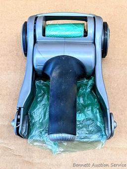 Shark Grab 'n Bag powered scooper, plus three packages of replacement bag material; Wahl pet