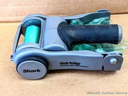 Shark Grab 'n Bag powered scooper, plus three packages of replacement bag material; Wahl pet