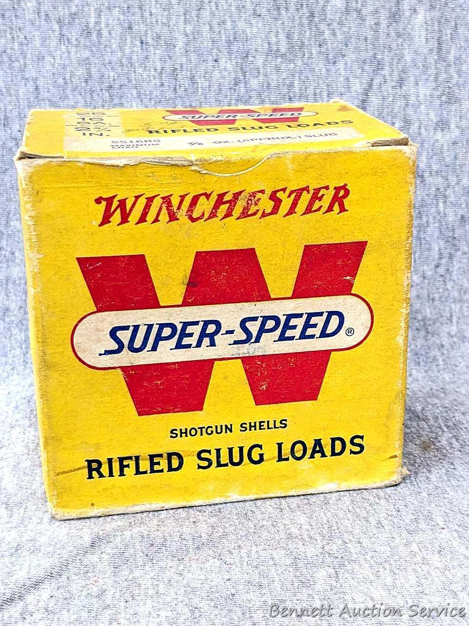 25 rounds of Winchester Super Speed 16 gauge shotshells with 7/8 oz slugs. The box is in pretty good