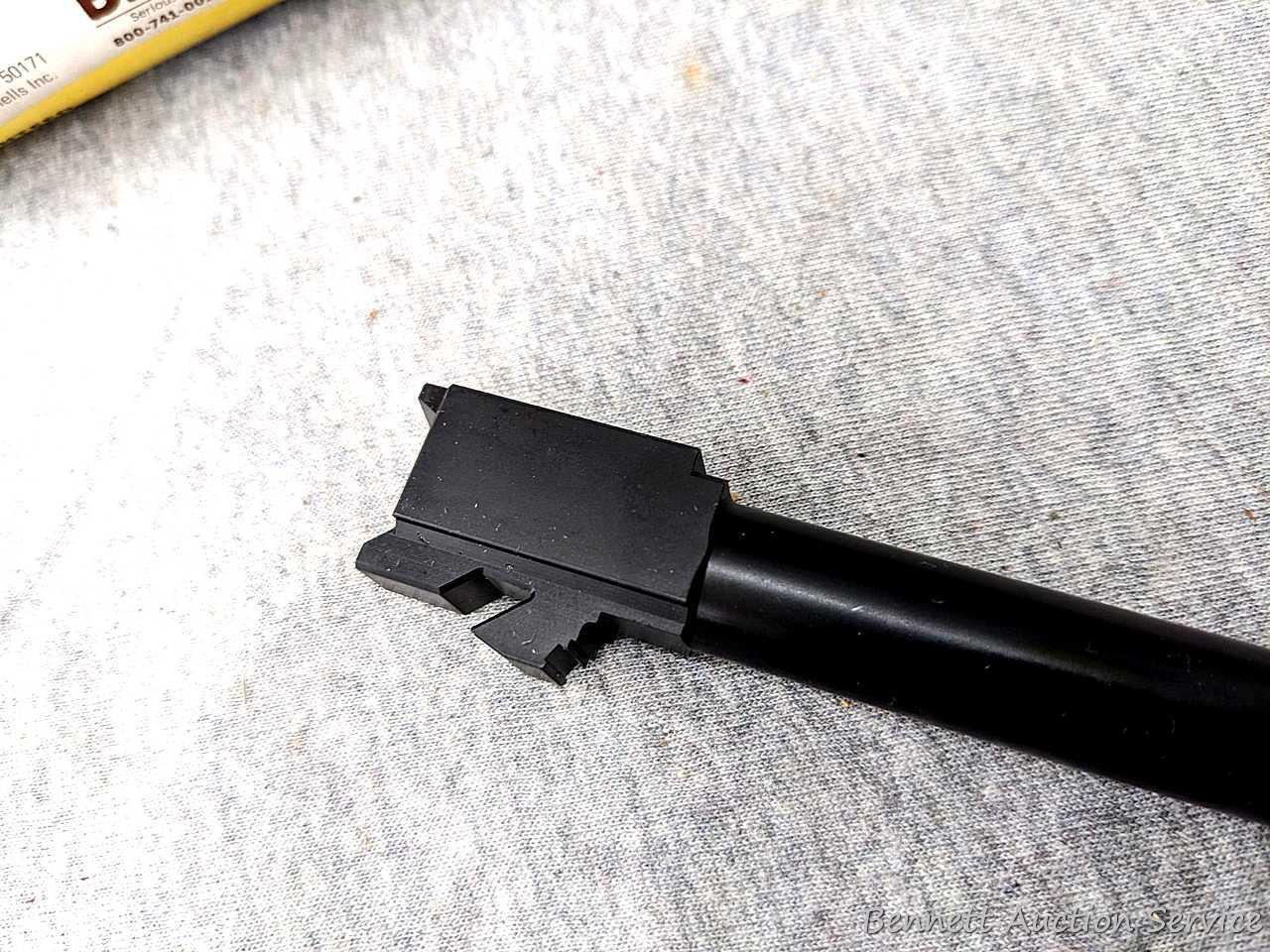 Brownell's 9mm pistol barrel conversion for Glock 23, Gen 1-4. New in package.