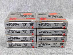 40 rounds of Winchester .410 gauge shotshells with hollow point slugs.