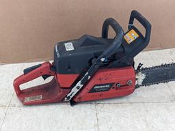 Jonsered 2065 Turbo chainsaw with a 20" bar and an impressive 65 cc engine. Comes with bar cover and
