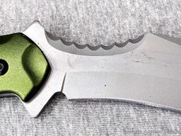 Reapr brand sheath knife is about 10" long and in good condition.