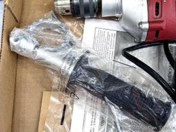 Chicago Electric 1/2" VSR hammer drill with handle and manual. Runs and is in good condition. Comes