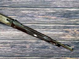 Remington Nylon 76 lever action .22 rifle. The 19-1/2" barrel has a mirror bore with sharp rifling.