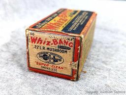 50 rounds of Whiz-Bang Super-Clean .22 ammunition with mushroom tip bullets and made by Canadian