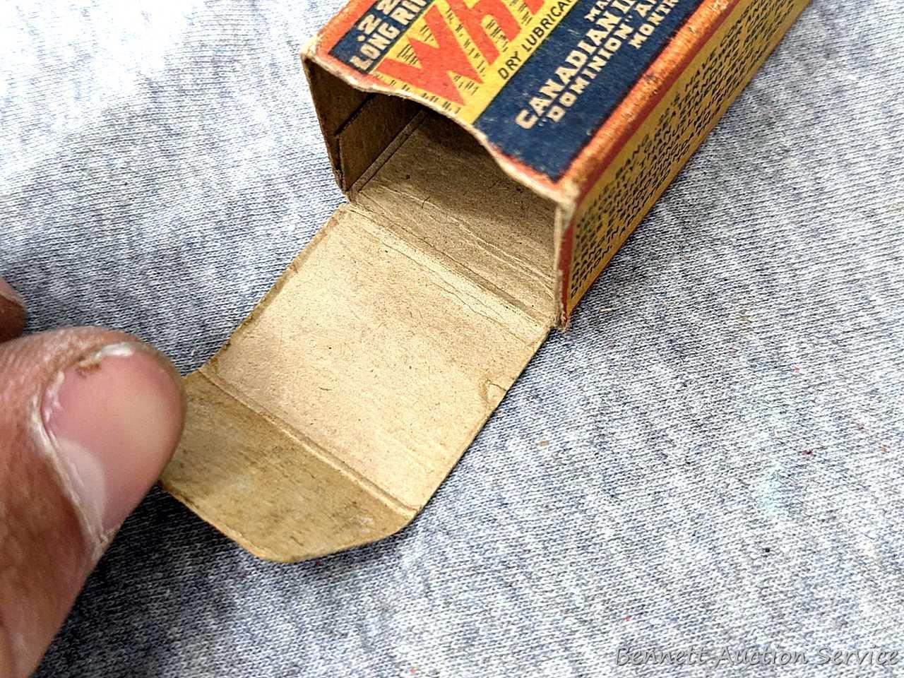 50 rounds of Whiz-Bang Super-Clean .22 ammunition with mushroom tip bullets and made by Canadian