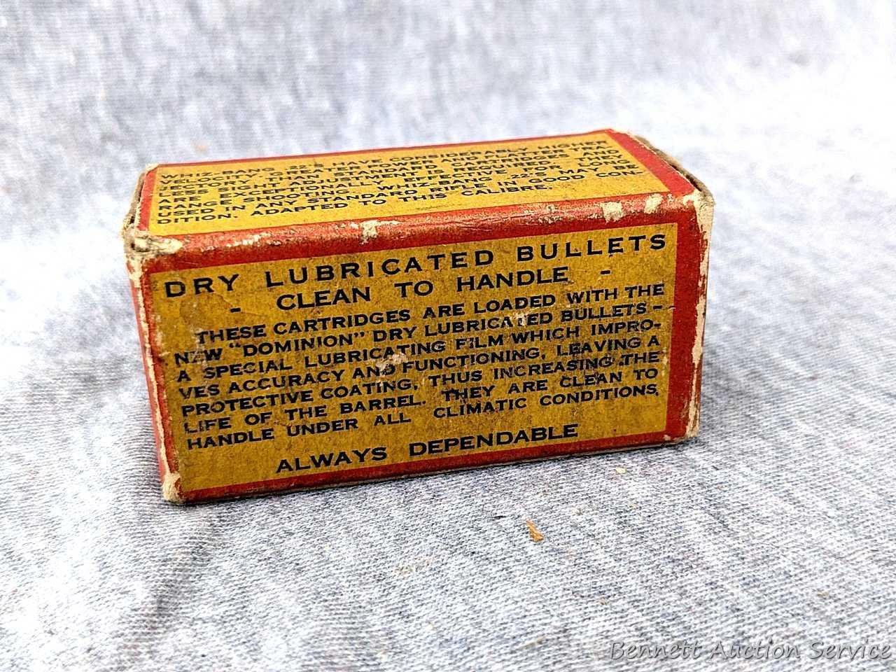 50 rounds of Whiz-Bang Super-Clean .22 ammunition with mushroom tip bullets and made by Canadian