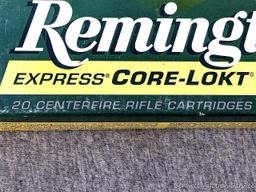 20 rounds of .35 Whelen ammunition with 200 grain PSP bullets.