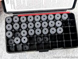 24 rounds of 12 gauge shotshells, a half full box of Hodgdon Triple seven pre formed powder pellets