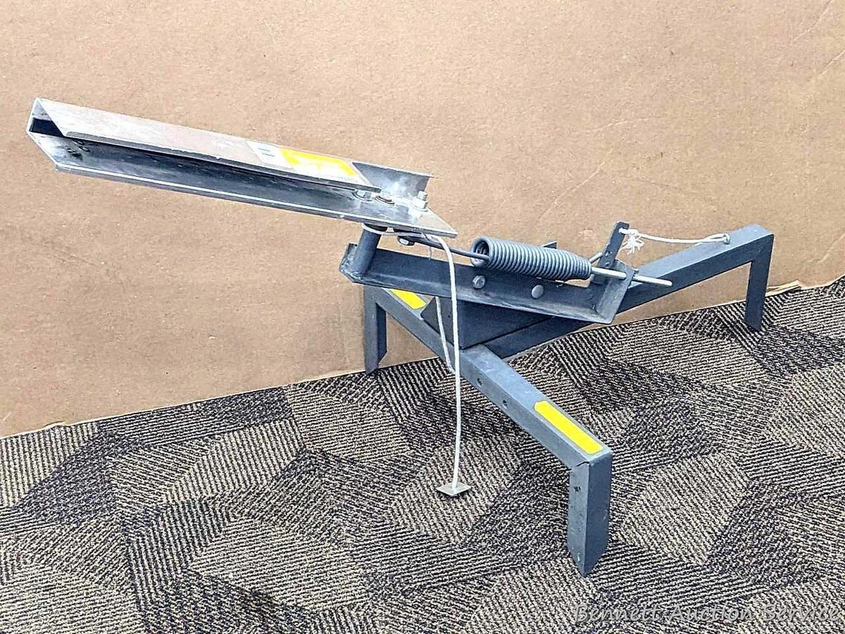 Champion High Fly Target thrower, 40901, measures 39" long x 18" wide. Looks great!