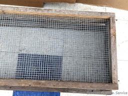 A plethora of rabbit fencing to keep Peter Cottontail out of your garden peas and beans. Approx Four