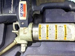 Lincoln AC Power Luber with case, manual.