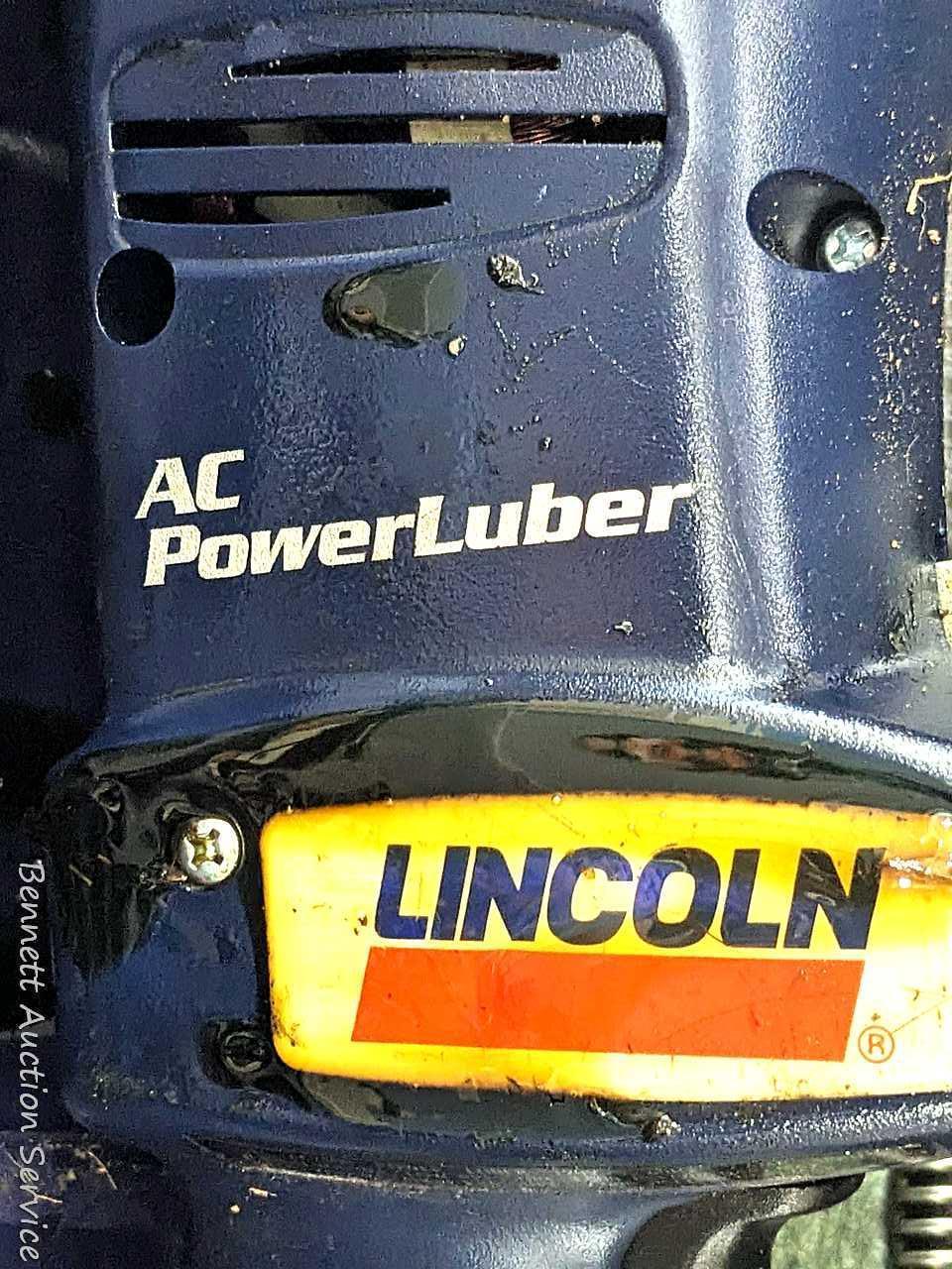 Lincoln AC Power Luber with case, manual.