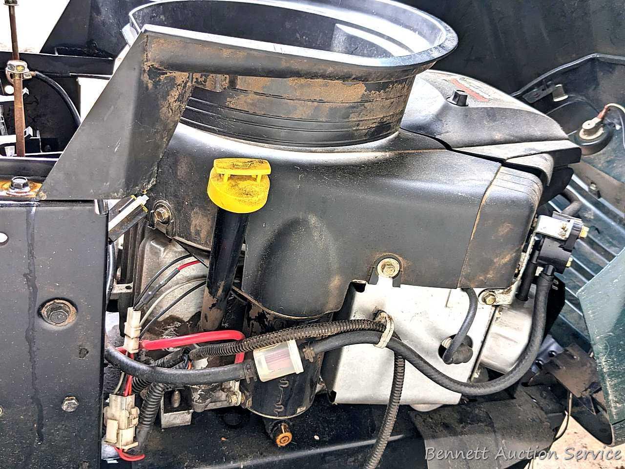 Craftsman LT1000 riding lawn mower has a 20 hp Briggs & Stratton OHV engine. Mower currently doesn't