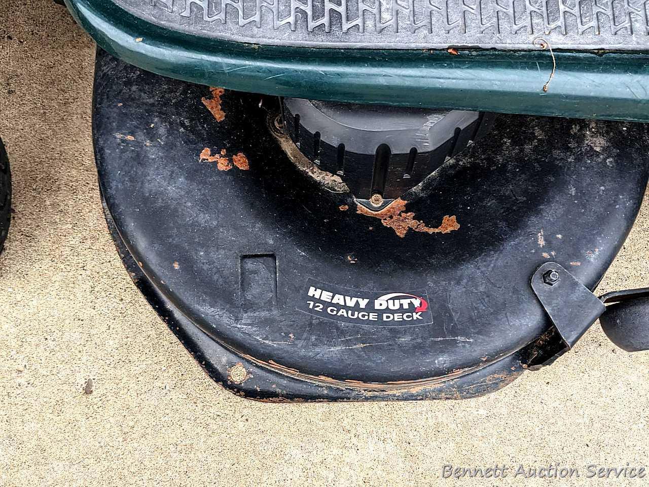 Craftsman LT1000 riding lawn mower has a 20 hp Briggs & Stratton OHV engine. Mower currently doesn't